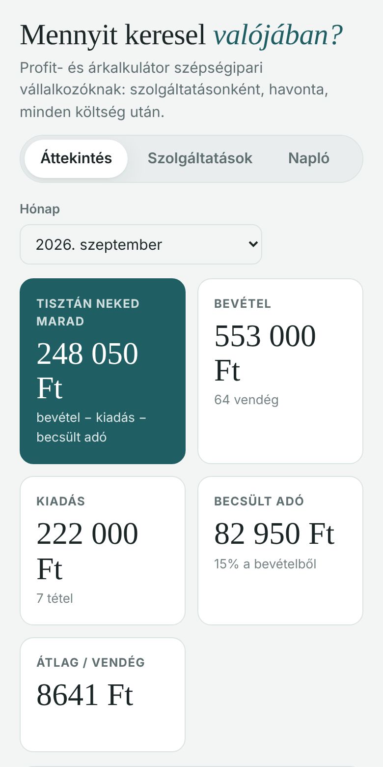 A kalkulátor telefonon